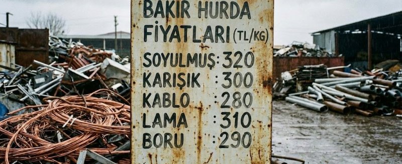 Bakır Hurda Fiyatları İstanbul 2026