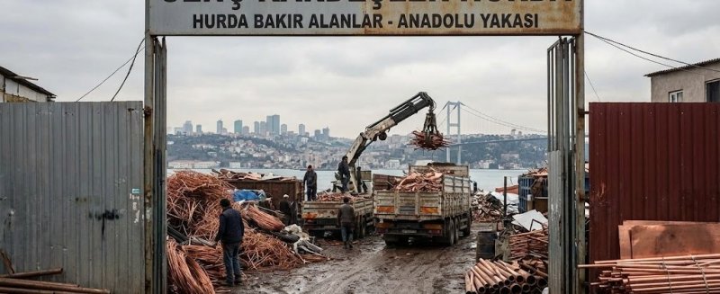Hurda Bakır Alanlar Anadolu Yakası