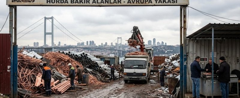 Hurda Bakır Alanlar Avrupa Yakası